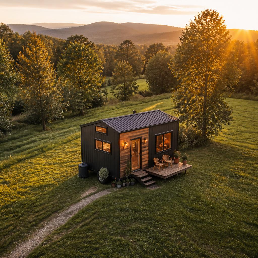 Idyllisches Grundstück mit Tiny House in ländlicher Umgebung – Vermittlung durch LivianEssence